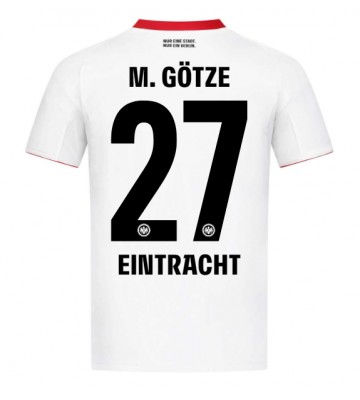 Eintracht Frankfurt Mario Gotze #27 Udebanetrøje 2025-26 Kortærmet